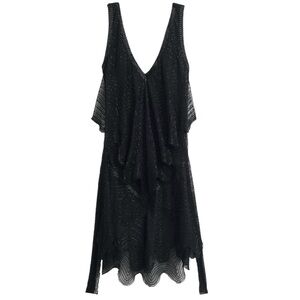 NEW Zara x Kate Moss Beaded Asymmetric Dress